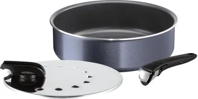 Productafbeelding van Tefal Ingenio Elegance L2319102, Ronde pan, Hapjespan, Zwart, Titanium Force, Aluminium, Temperatuurindicator