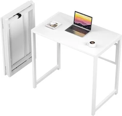 Image de Bureau pliant 100 x 48 cm, blanc