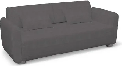 Produktbild von Dekoria Bezug für Mysinge 2-Sitzer Sofa, dunkelgrau, Sofabezug Mysinge 2-Sitzer