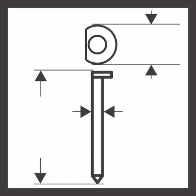Immagine prodotto di Perno a testa svasata DA, SK64-34 63NR, 1,8 mm, 63 mm, inossidabile, confezione da 4000 pz