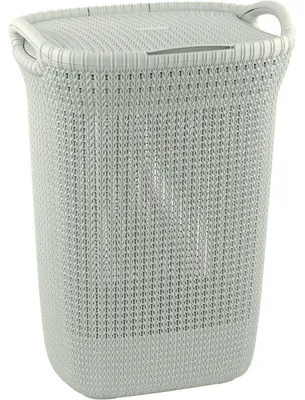 Image de Panier Curver® KNIT 3676, 57 L, creme, 45x34x61 cm, pour le linge