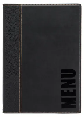 Immagine prodotto di Cartella portamenu Securit TRENDY, DIN A4, nero