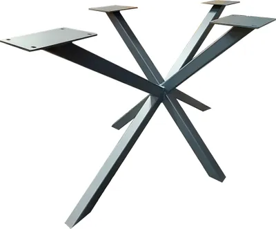 Produktbild von Tischgestell Spider 138x80x72 Eisen Grau