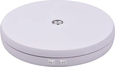 Produktbild von Elektrischer motorisierter Fotografie-Plattenspieler 360-Grad-drehbares Display mit LED-Licht fuer Produktaufnahmen Schmuckuhren-Display