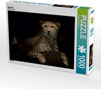Produktbild von Calvendo Gepard 1000 Teile Puzzle quer 640x480mm, Swierczyna Eleonore; 7436470