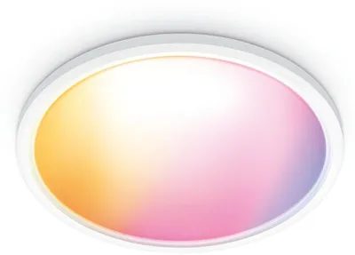 Obrázek produktu pro WiZ Superslim Ceiling 32 W, Chytré stropní světlo, Wi-Fi/Bluetooth, Bílá, Wi-Fi 4 (802.11n), 802.11b, 802.11g, LED, Plast