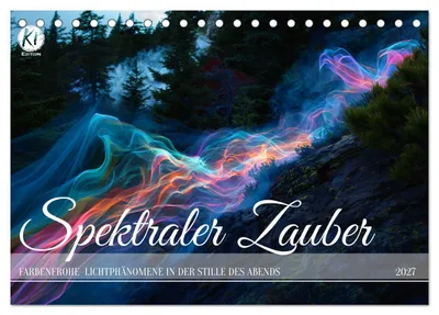 Produktbild von Spektraler Zauber (Tischkalender 2027 DIN A5 quer), CALVENDO Monatskalender