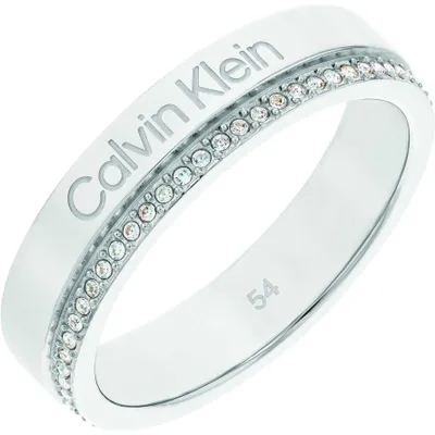 Image de Calvin Klein - 35000200C - Bague - Dames - Acier inoxydable - argent - Largeur 54