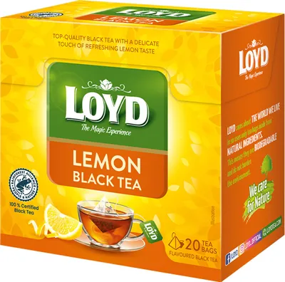 Obrázek produktu pro Loyd Lemon Black Tea 20 sáčků