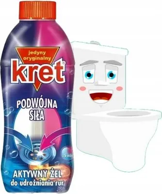 Obrázek produktu pro KRET Gel na čištění odtoků, účinný, 700 g