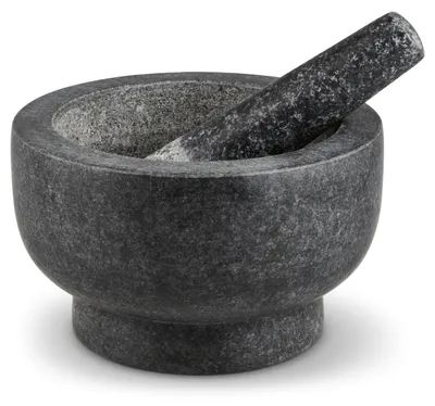 Produktbild von Cole & Mason Clavering Stößel und Mörser aus Granit, schwarz 20 cm