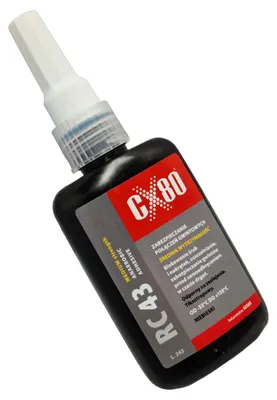 Zdjęcie produktu dla Klej Anaerobowy Do Gwintów Średni Rc43 Cx80 50Ml