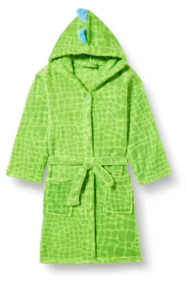 Produktbild von Playshoes Uni Kinder Fleece-Bademantel Morgenmantel, Dino, 86/92