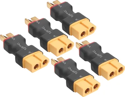 Obrázok produktu pre Adaptér RC batérie, konektor T, konektor RC T-Plug, konektor RC T-Plug, adaptér T na XT60, konektor RC batérie