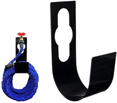 Produktbild von Gartenschlauchhalter Haken Wand Wasserschlauch Aufbewahrungsbügel Hochleistungs Gartenschlauchhalter Aufhänger für Gartenrasen