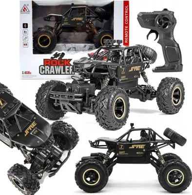 Obrázok produktu pre Diaľkovo ovládaný RC ROAD ROUTE CAR 4x4 OFF ROAD 1:16 BLACK