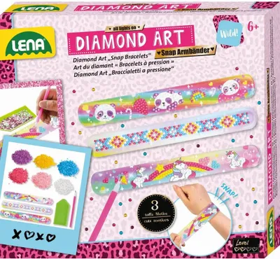 Obrázok produktu pre Lena 42726, Detská súprava na kreslenie diamantmi, 6 rok / roky, Viacfarebný