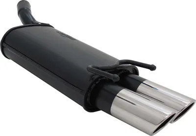 Image de Echappement sport Novus pour Opel Corsa B 2x76mm SR-Design Silencieux final avec ABE