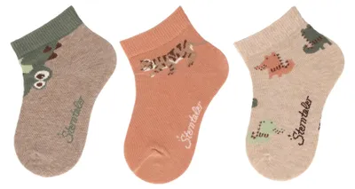 Productafbeelding van Sterntaler korte sokken, 3-pack, dieren - korte babysokken voor jongens - korte sokken