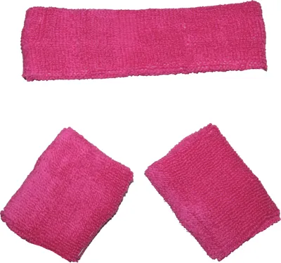 Produktbild von pinkes Schweißbänder Set
