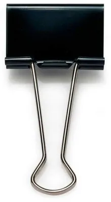 Produktbild von RAPESCO 1429 Foldback-Klammer, (B)19 mm, schwarz, 80 Stück