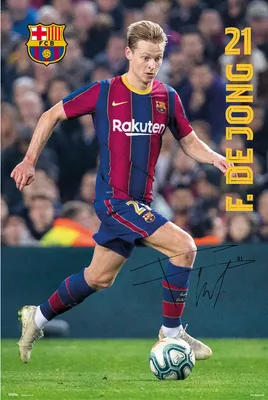 Immagine prodotto di FC Barcellona - Poster - 2020/2021 De Jong