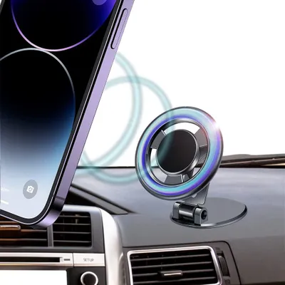 Magnetische Auto-Halterung, 42 N52-Magnete, Vollmetall, für iPhone 12-14