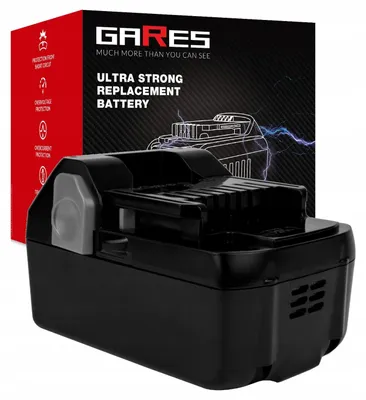 Obrázok produktu pre GARES Akumulátor Batéria pre Hitachi BSL1830 BSL 1840 BSL1815 | 18 V 3Ah | Zosilnená séria High-Performance | Vysoký výkon | Gares