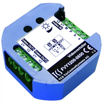 Produktbild von TCS Tür Control Videoverteiler 2fach UP FVY1200-0600