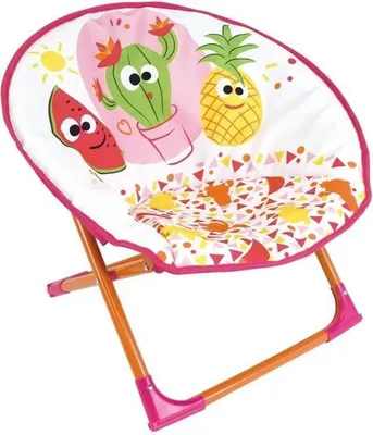 Obrázek produktu pro Dětská sedačka, skládací, design s ovocem, výška 47 x délka 54 x hloubka 45 cm, 100 % polyester