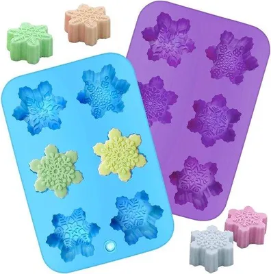 Zdjęcie produktu dla Zestaw silikonowych foremek świątecznych – 2 sztuki – idealny do pieczenia i dekoracji kuchni