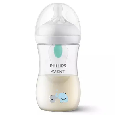 Produktbild von Philips AVENT Natural Response SCY673/81 Babyflasche mit AirFree Ventil 260ml, Sauger 3