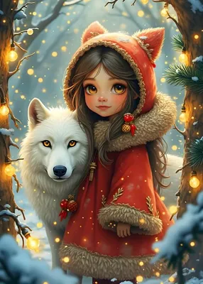 Produktbild von Bluebird Puzzle Puzzle My Friend the Wolf 300 Teile Karton