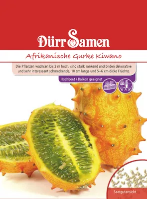 Artikelbild 1 von 'Horngurke Afrikanische Gurke Kiwano' aus der Kategorie Gurkensamen