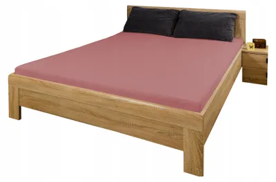 Produktbild von Eurosoft Jersey-Spannbettlaken 120x180 cm Altrosa mit Gummizug