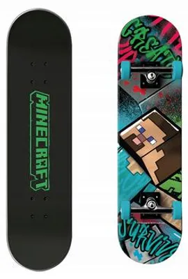 Produktbild von Skateboard, Minecraft-Design, 79x20 cm, bis 100 kg, Modell "Survivor"