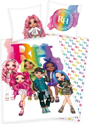 Produktbild von Rainbow High Bettwäsche / 80x80 cm + 135x200 cm