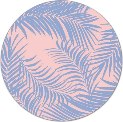 Produktbild von Glas-Herdabdeckplatte Glaskeramikkochfeld-Abdeckung Schneideplatten - 40 cm - Palmblätter Exotisch