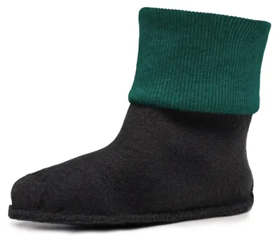 Produktbild von Ladeheid Kinder Gummistiefel Stiefelsocken Innenschuh Wärmende Socken für Regenstiefel LA-CA-10 LA-CA-11(Smaragdgrün, 26/27)