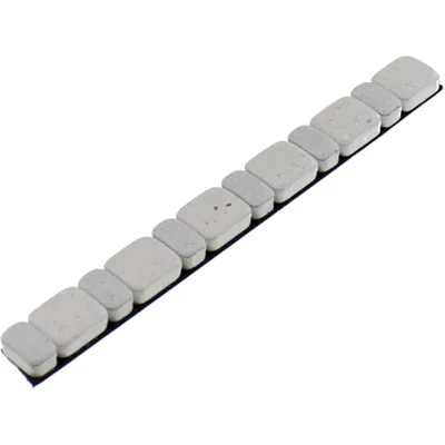 Produktbild von Klebegewicht JMP Eisen Riegel 45 g weiß 5 / 2,5 gramm 15