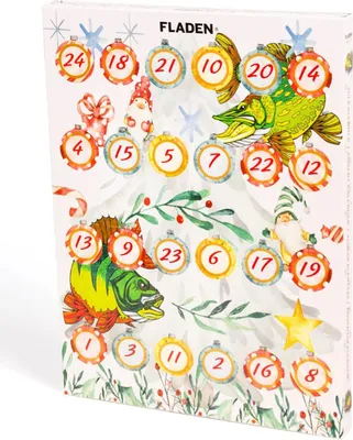Produktbild von Fladen Fishing Adventskalender 24 tlg