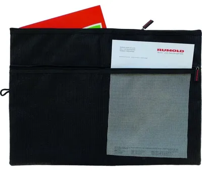 Produktbild von Rumold 378635 Sammeltasche für A5 - schwarz, gefüttertes Innenfach