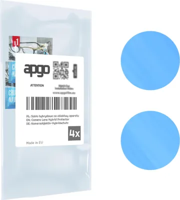 Produktbild von apgo 4 Stück Hybrid Kameraschutz, Kamera-Schutzglas kompatibel mit Vivo IQOO U5X, Linsenschutz, 9H Härte, Schutz für Kameraobjektiv, Anti-Kratzer, transparent
