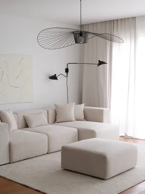 Produktbild von Hanah Home, Yolo - White, Sitzpuff, Weiß, 86 x 86 x 41 cm