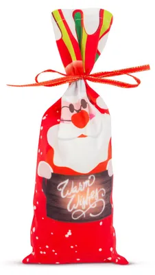Produktbild von Weihnachtsflaschenhalter mit Schleife