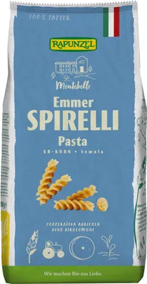 Produktbild von Rapunzel -  Emmer Spirelli Semola - 500g