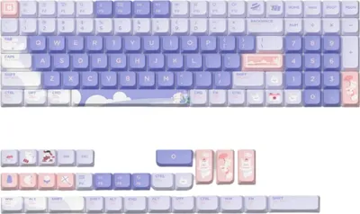 Produktbild von NuPhy Travel Bunny nSA Profile Dye-sub PBT Keycaps - Tastenkappen für Nuphy-Tastatur