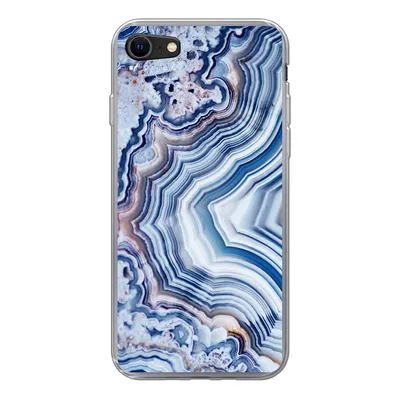 Produktbild von MuchoWow® Handyhülle Schutzhülle Hülle für iPhone 8 Natursteine - Abstrakt - Chic Silikon Softcase Handy Hülle - Schutzhaube