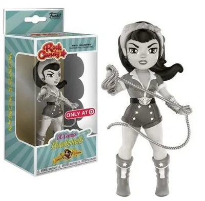 Obrázok produktu pre Funko Rock Candy Bombshells – DC Comics Wonder Woman (čierno-biela)