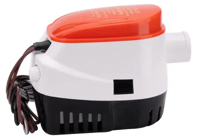 Image de Pompe de cale automatique pour bateaux - 12 V - Pompe submersible - 1100 gallons par heure - Évacuation rapide de l'eau - Batterie non incluse